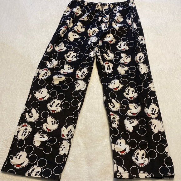 Disney Other - Men’s size large Disney Mickey Mouse black and white flannel pants​ NWOT